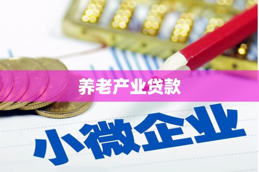 吉安养老产业贷款
